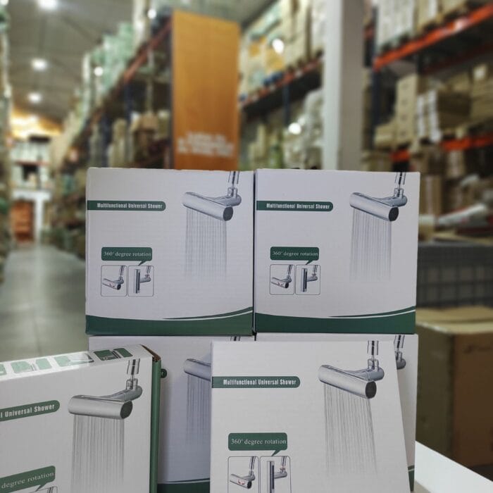 Grifo giratorio con cascada para extensión 4en1