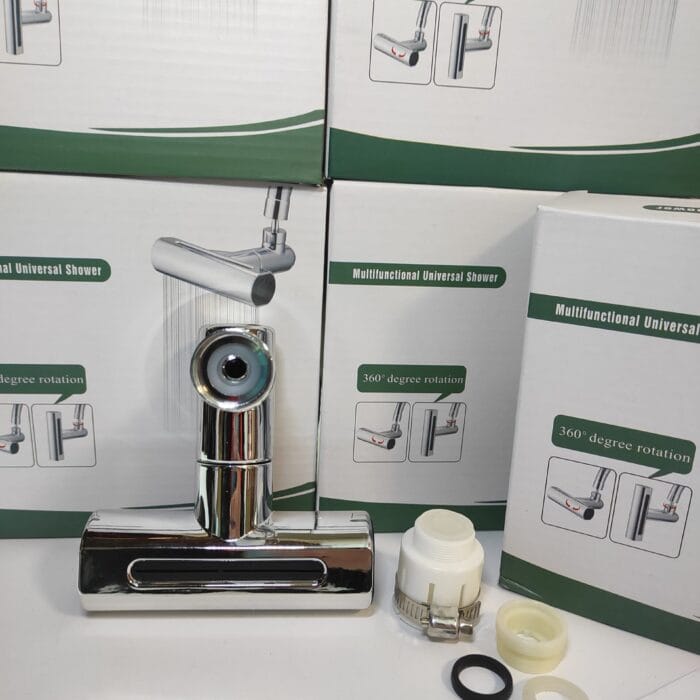 Grifo giratorio con cascada para extensión 4en1