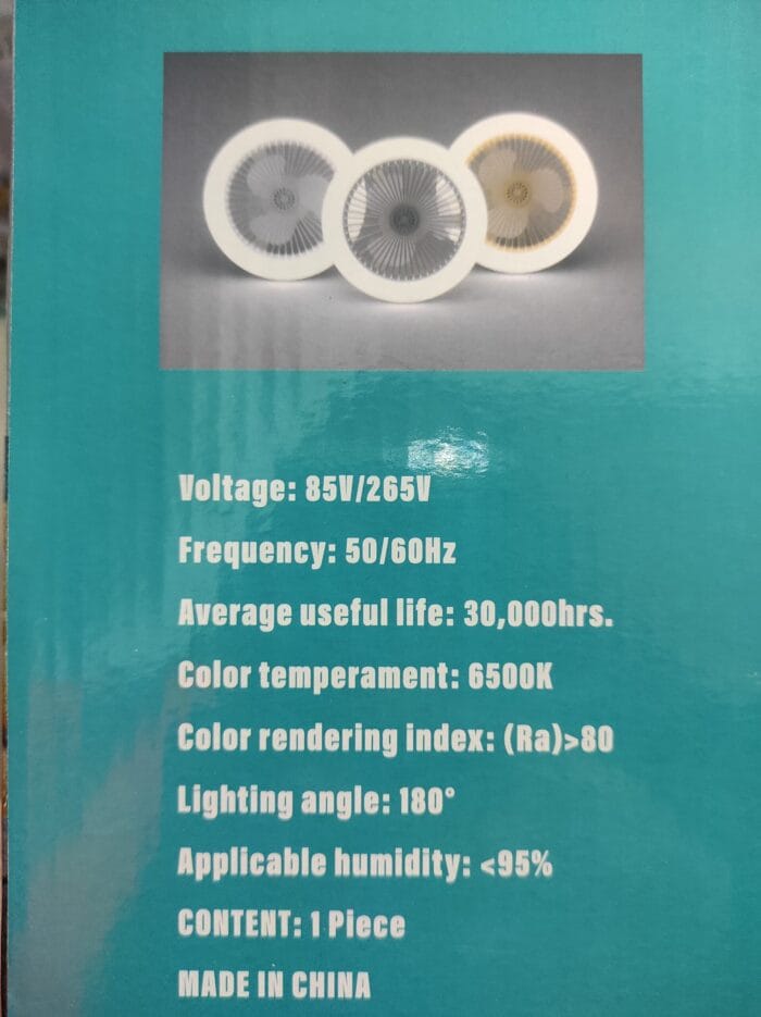 Ventilador de techo 2 en 1