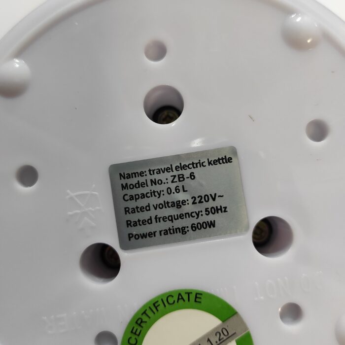 Hervidor de Agua Portátil 600ML