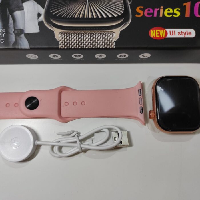 Smartwatch serie 10 con pantalla 2.2 pulgadas rosa