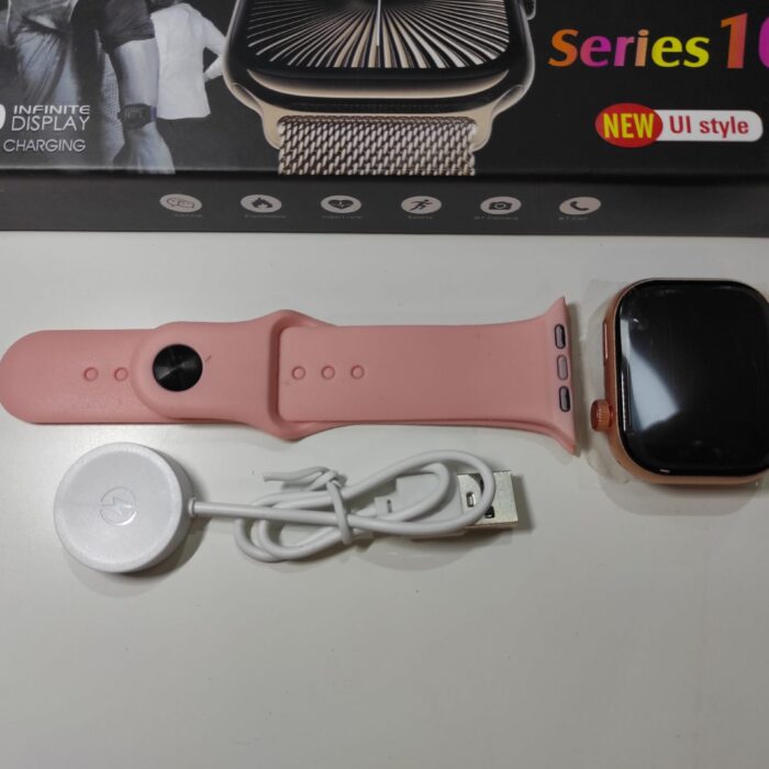 Smartwatch serie 10 con pantalla 2.2 pulgadas rosa