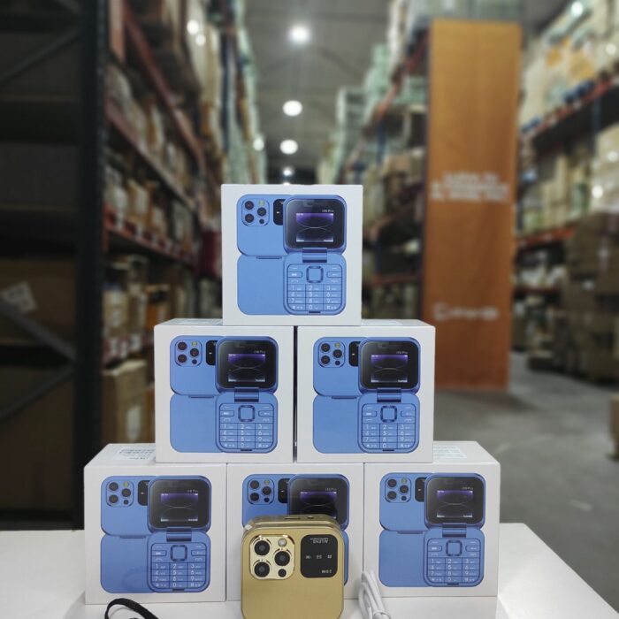 Teléfono plegable con doble pantalla  i16 Pro oro