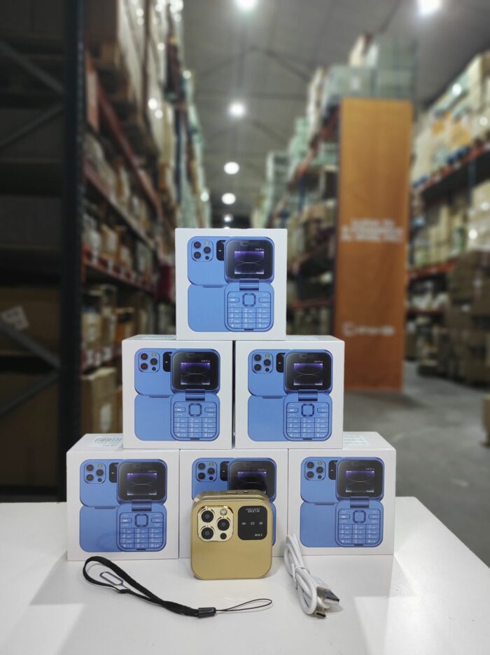Teléfono plegable con doble pantalla  i16 Pro oro