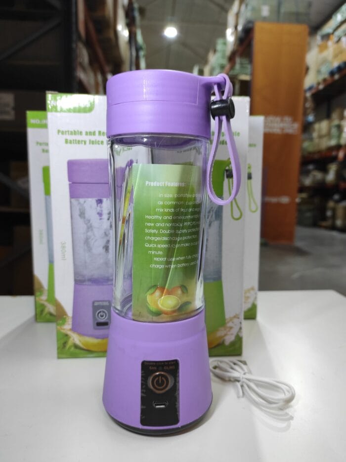 Batidora Licuadora Portable - Morada