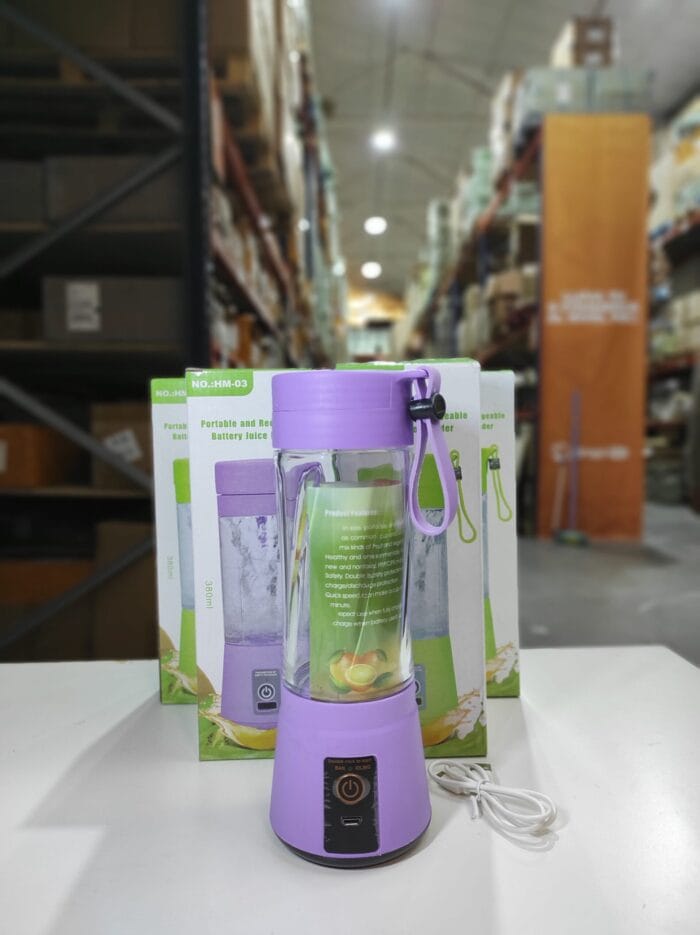 Batidora Licuadora Portable - Morada
