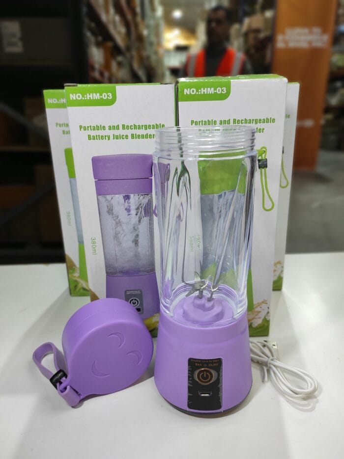 Batidora Licuadora Portable - Morada