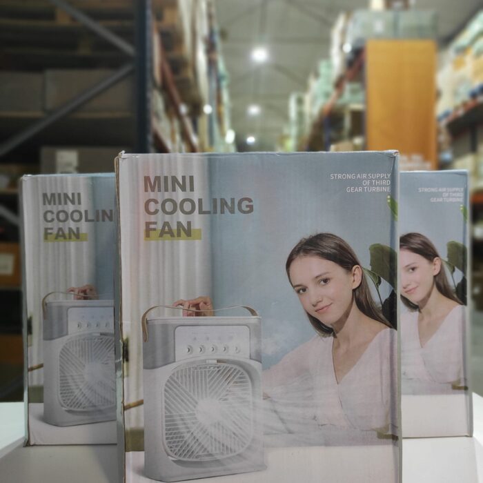 Ventilador humidificador de nebulización negro