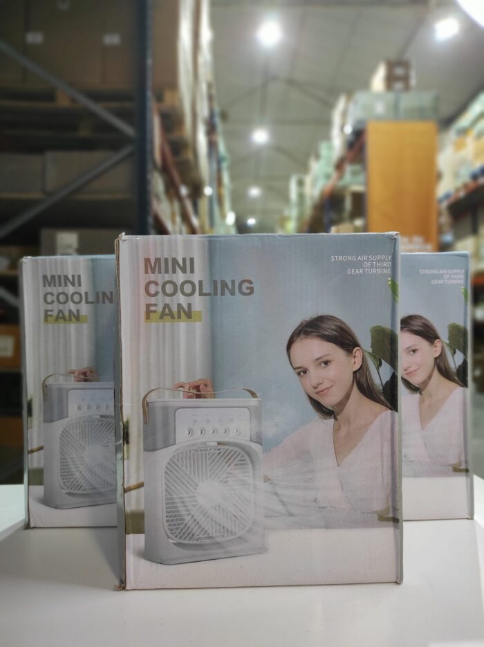 Ventilador humidificador de nebulización negro