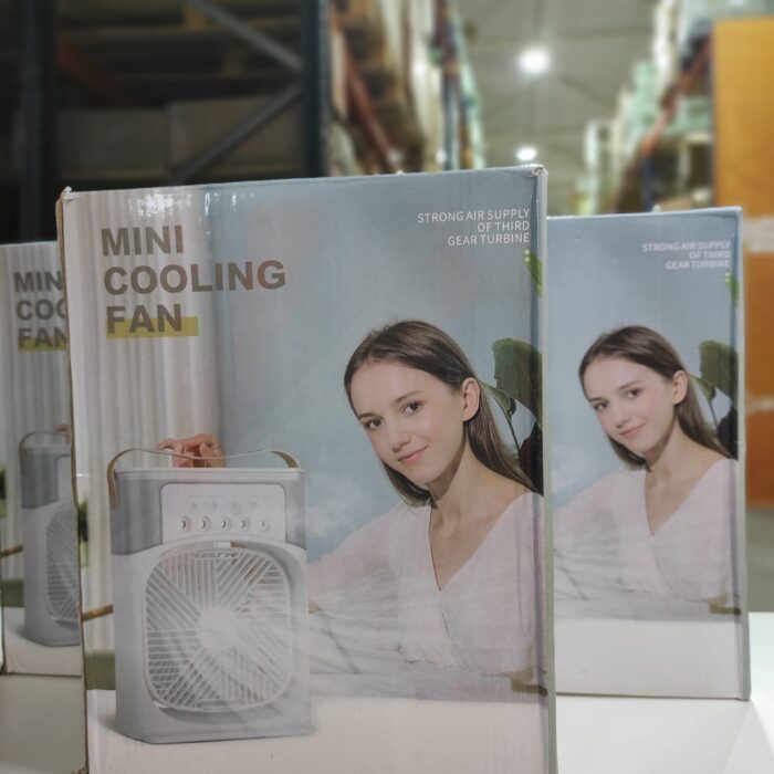 Ventilador humidificador de nebulización negro