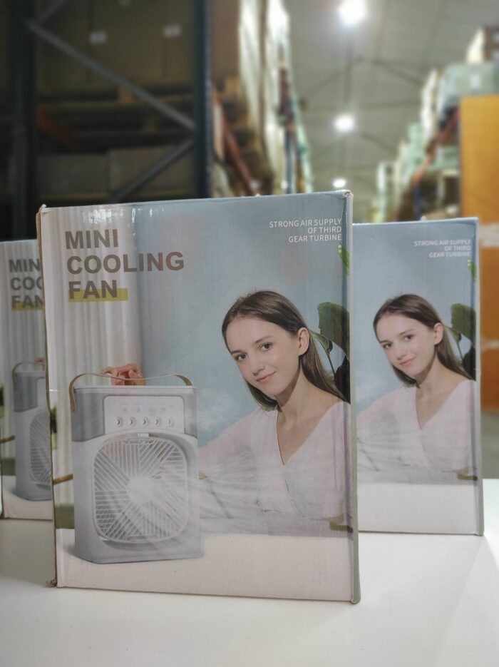 Ventilador humidificador de nebulización negro