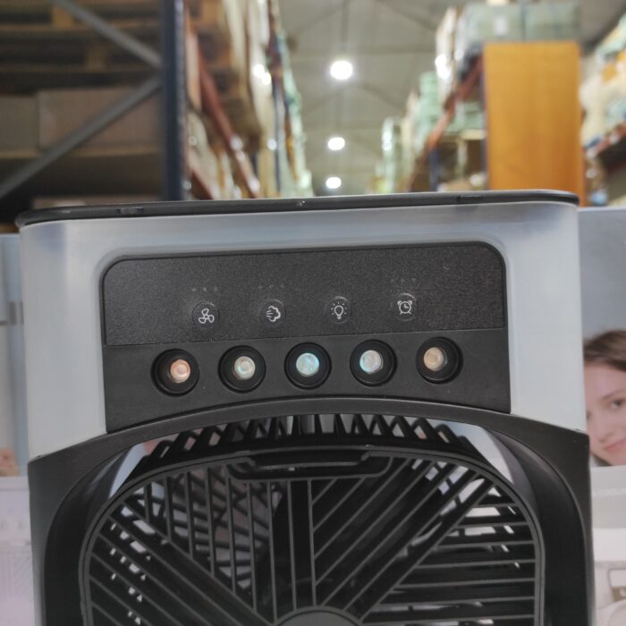 Ventilador humidificador de nebulización negro