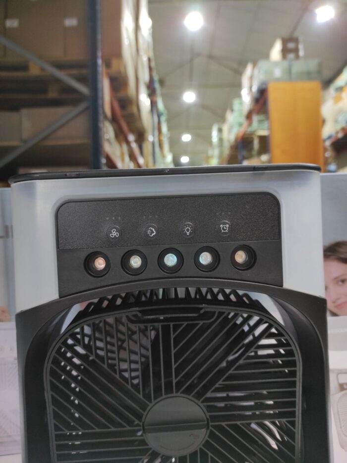 Ventilador humidificador de nebulización negro