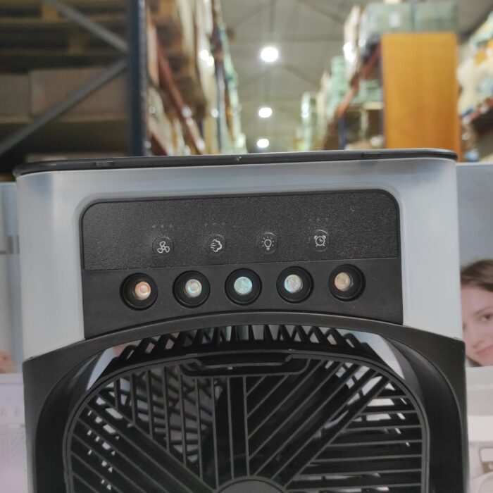 Ventilador humidificador de nebulización negro