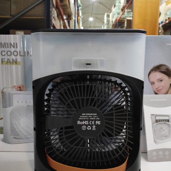 Ventilador humidificador de nebulización negro