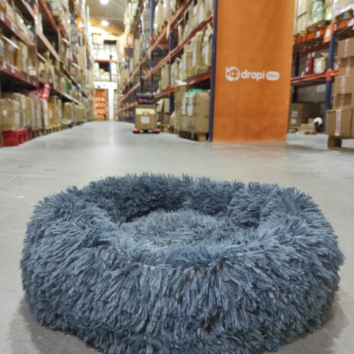 Cama Perro Pequeña Gris Oscuro 50 cm