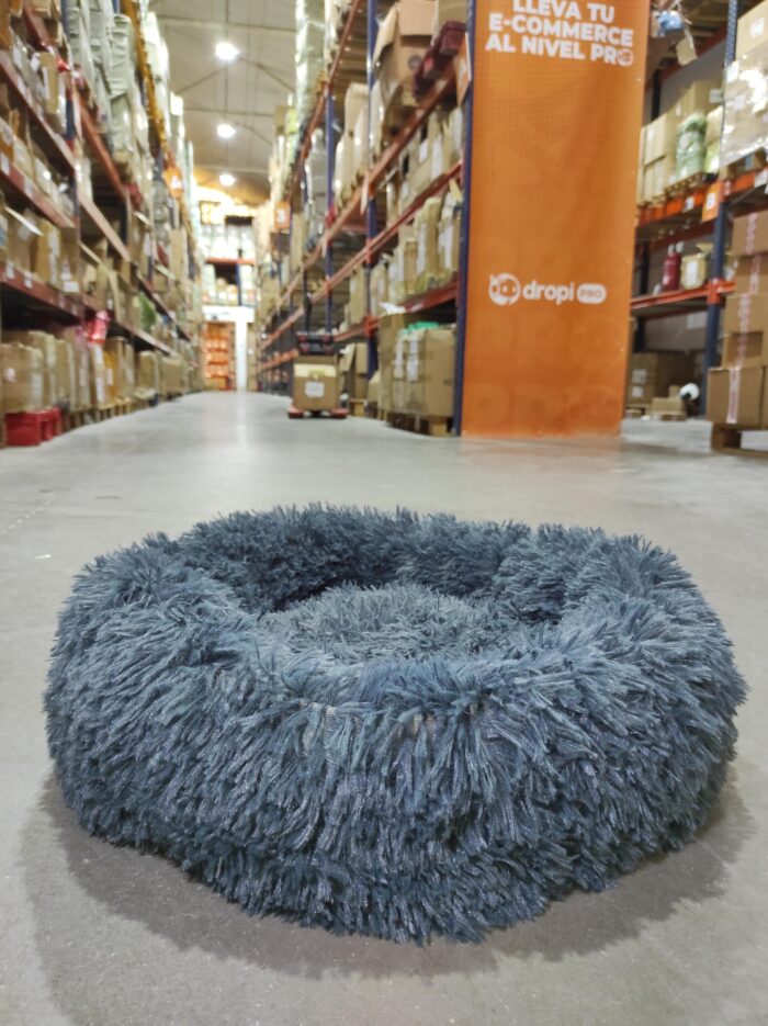 Cama Perro Pequeña Gris Oscuro 50 cm
