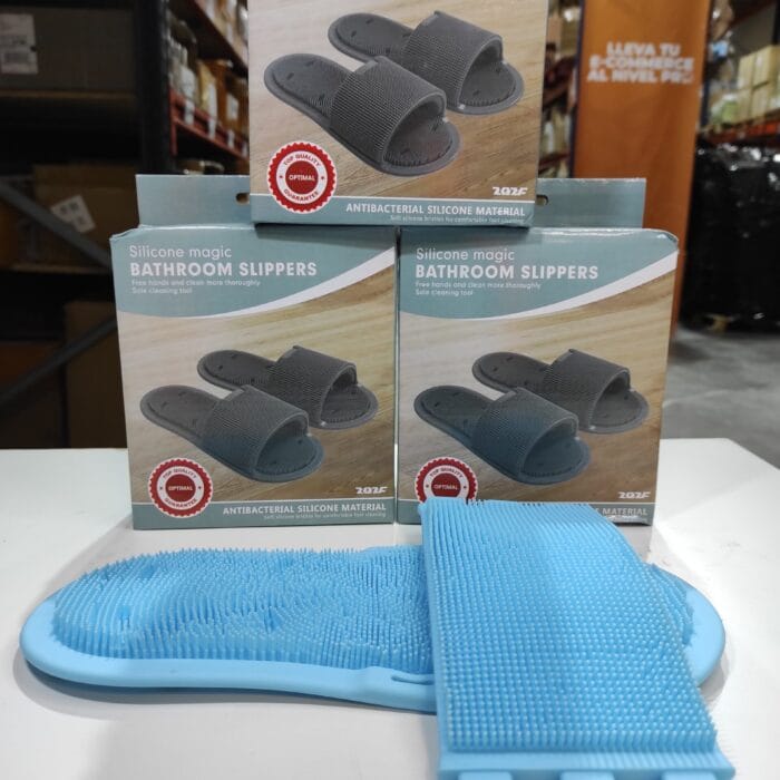 Zapatilla exfoliante 1und azul