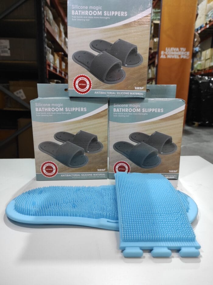 Zapatilla exfoliante 1und azul