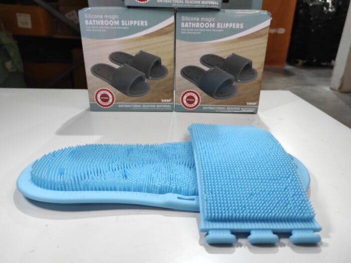 Zapatilla exfoliante 1und azul