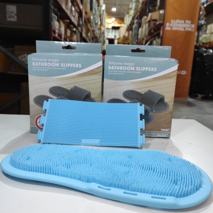 Zapatilla exfoliante 1und azul