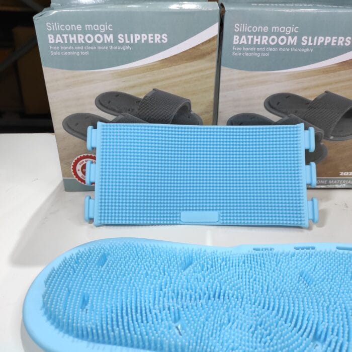 Zapatilla exfoliante 1und azul