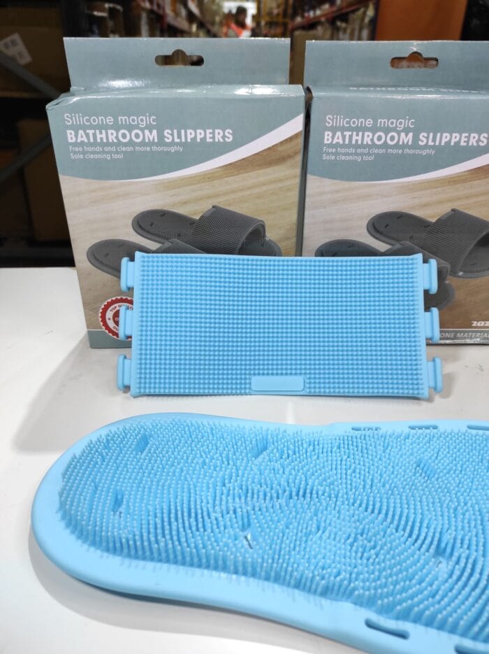 Zapatilla exfoliante 1und azul