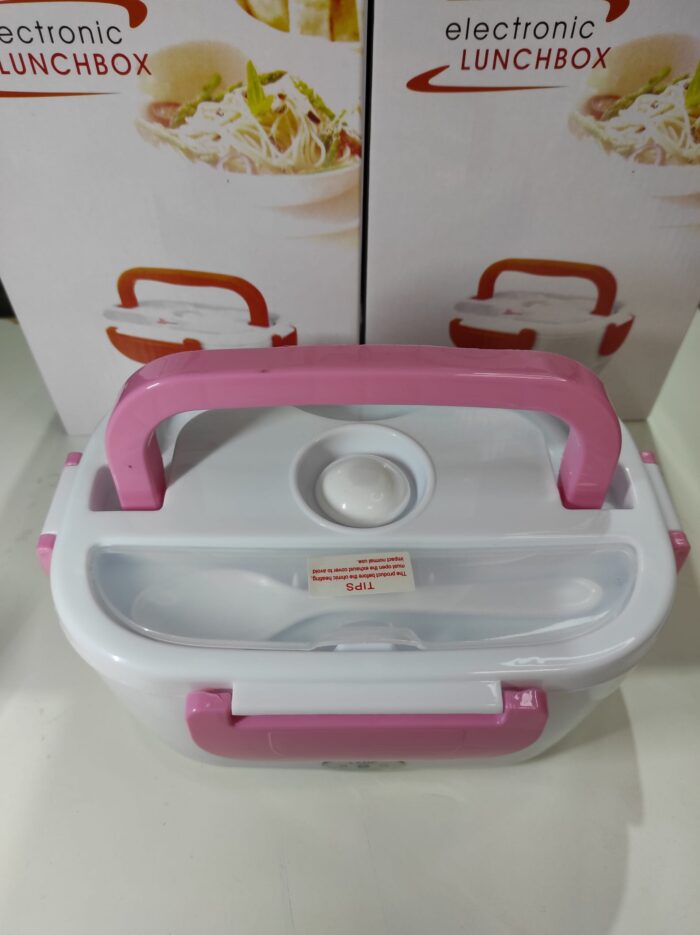 Fiambrera Electrica 40w rosa enchufe de coche