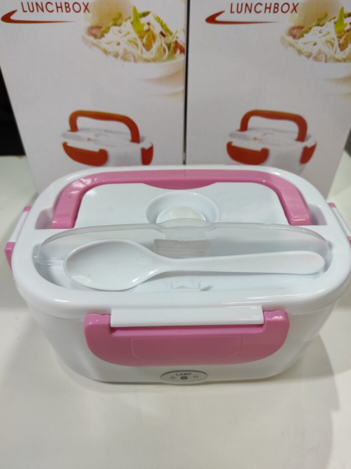 Fiambrera Electrica 40w rosa enchufe de coche