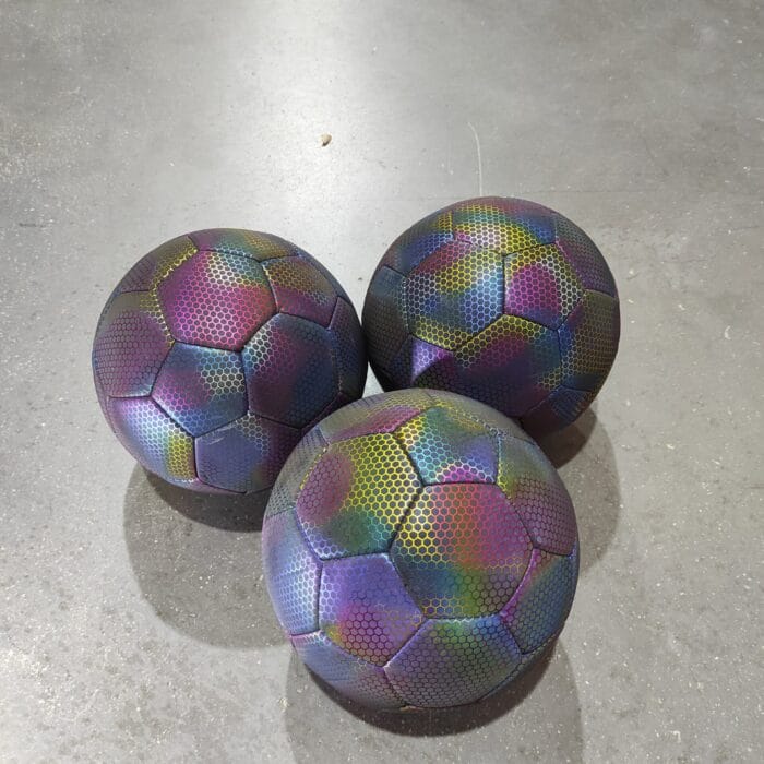 Balón de fútbol holográfico luminoso
