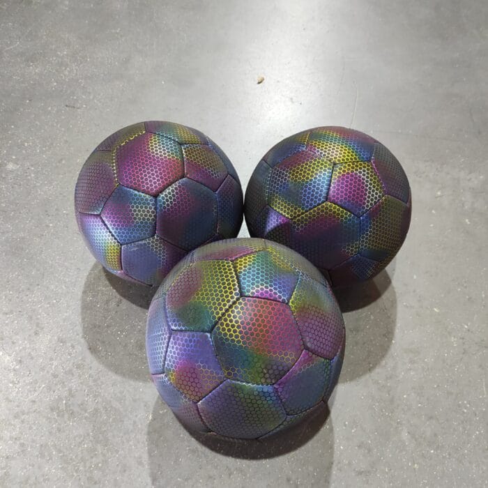 Balón de fútbol holográfico luminoso