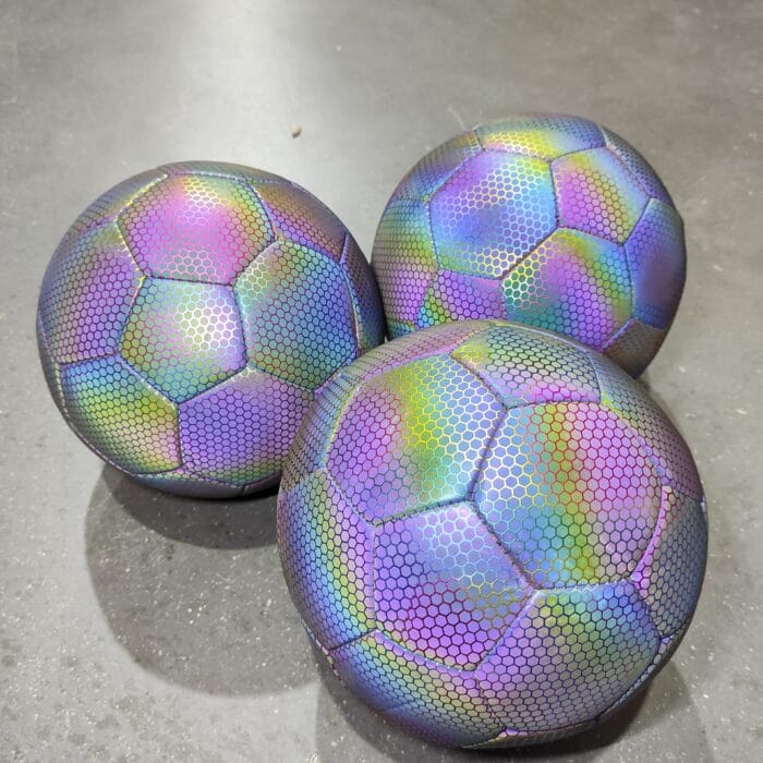 Balón de fútbol holográfico luminoso
