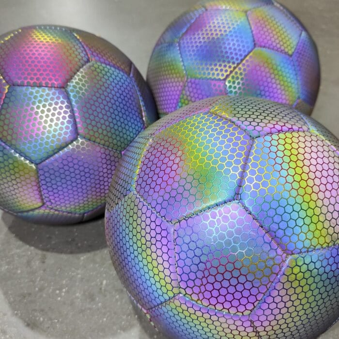 Balón de fútbol holográfico luminoso
