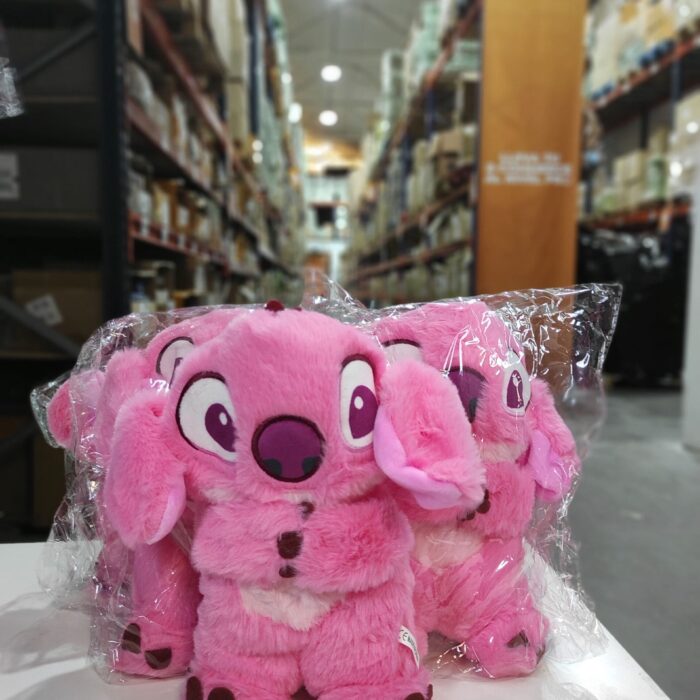 Peluche relajante para bebé que simula respiración rosa