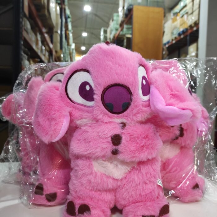 Peluche relajante para bebé que simula respiración rosa
