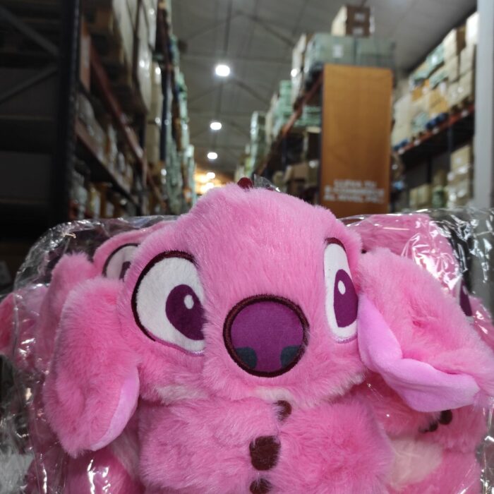 Peluche relajante para bebé que simula respiración rosa