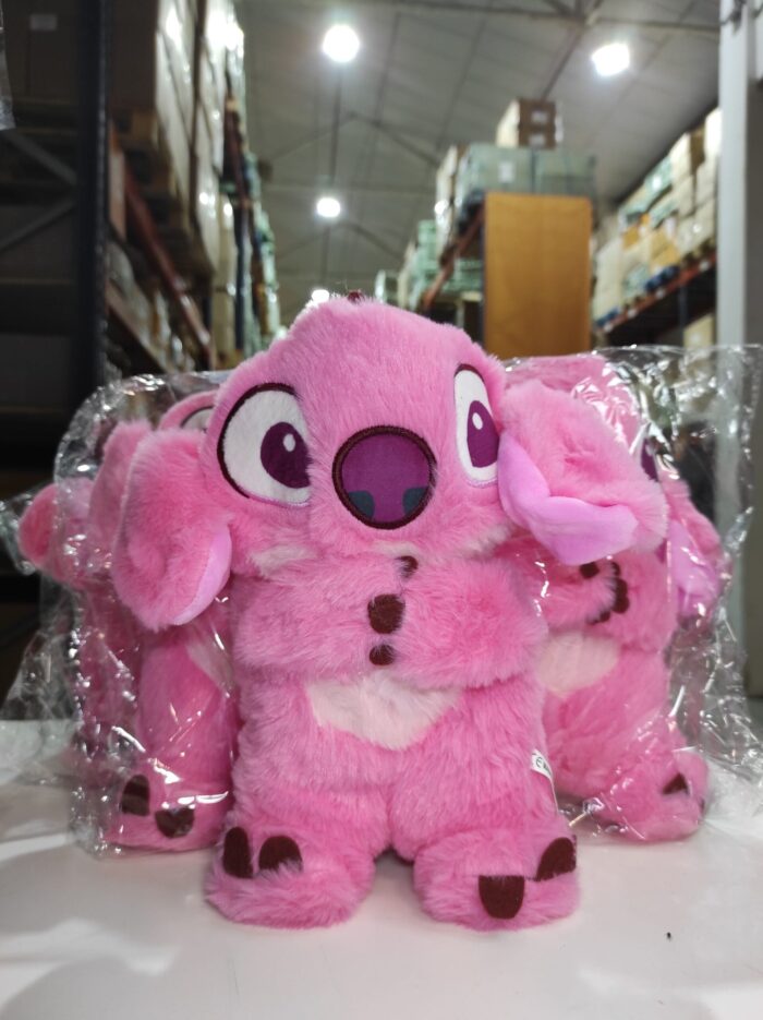 Peluche relajante para bebé que simula respiración rosa