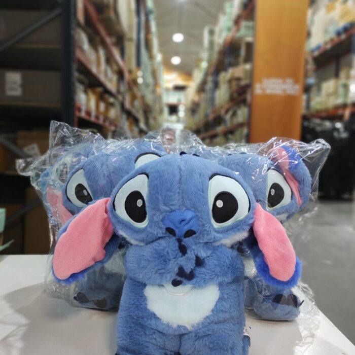 Peluche relajante para bebé que simula respiración azul
