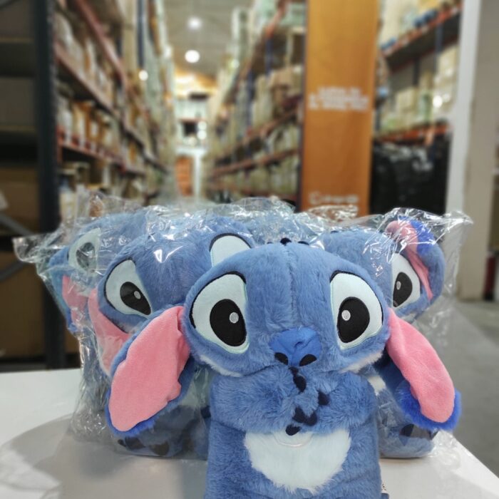 Peluche relajante para bebé que simula respiración azul