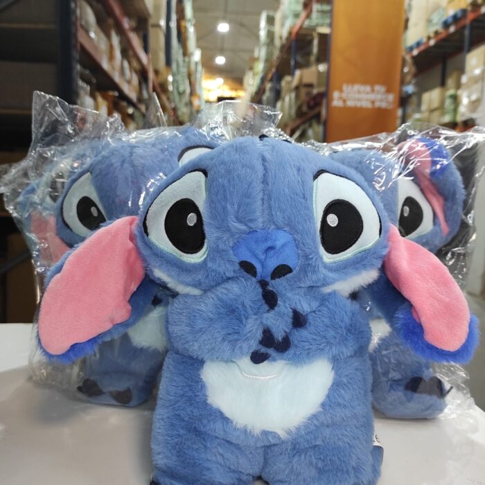 Peluche relajante para bebé que simula respiración azul