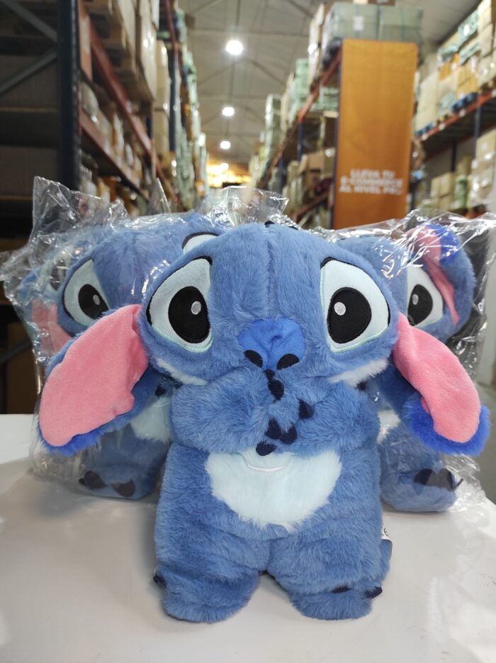 Peluche relajante para bebé que simula respiración azul
