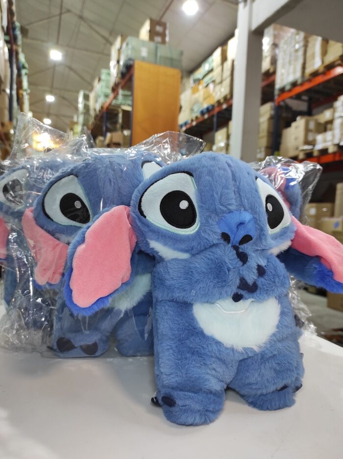 Peluche relajante para bebé que simula respiración azul