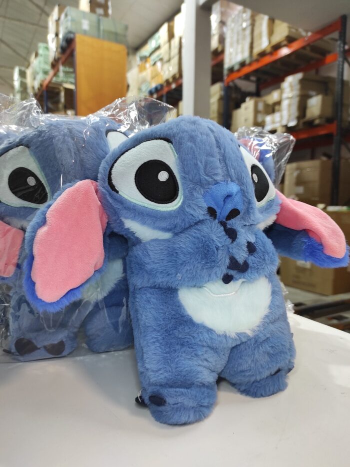 Peluche relajante para bebé que simula respiración azul