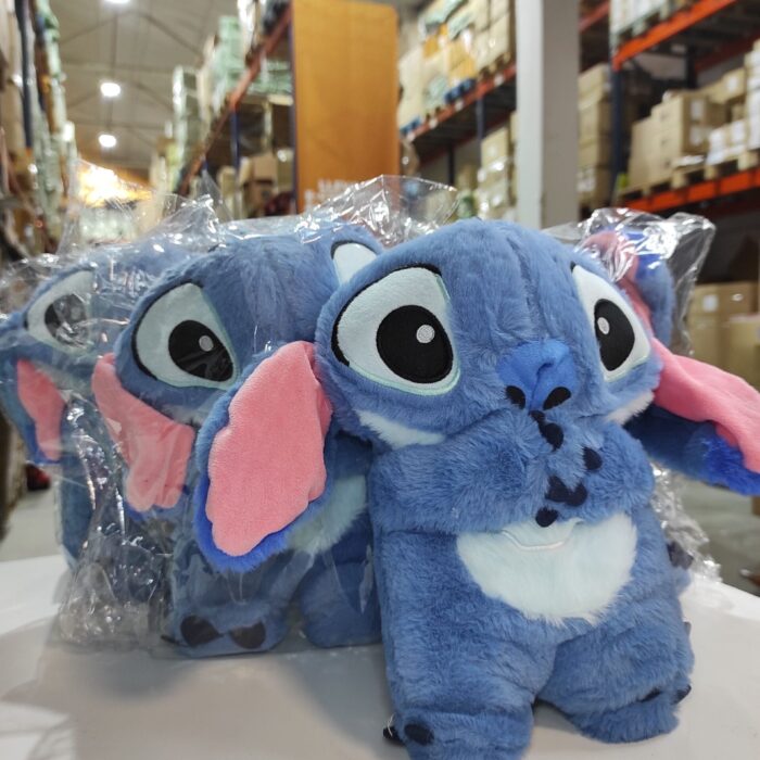 Peluche relajante para bebé que simula respiración azul
