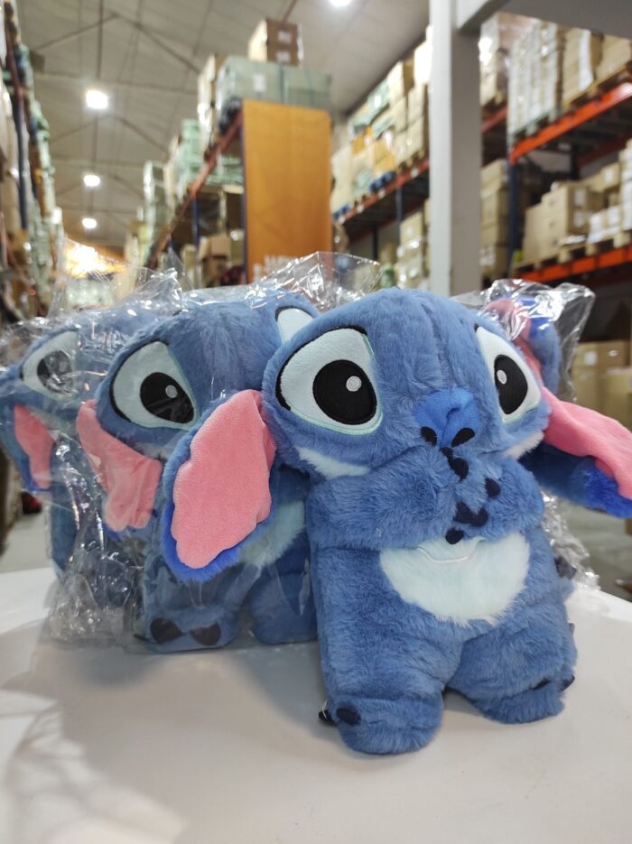 Peluche relajante para bebé que simula respiración azul