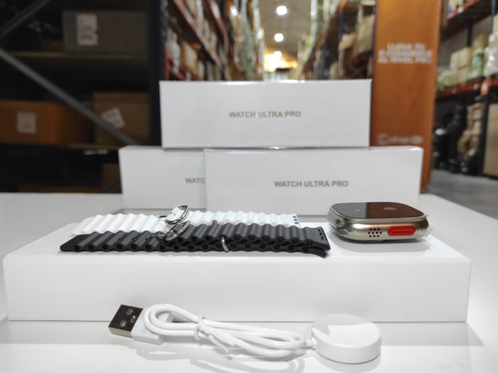 Smartwatch Ultra Pro con 2 correas ( negro + blanco )