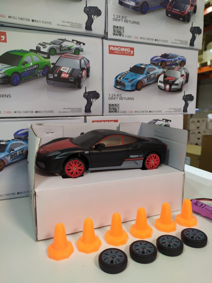 Coche teledirigido drift 1:24 FERRARI NEGRO