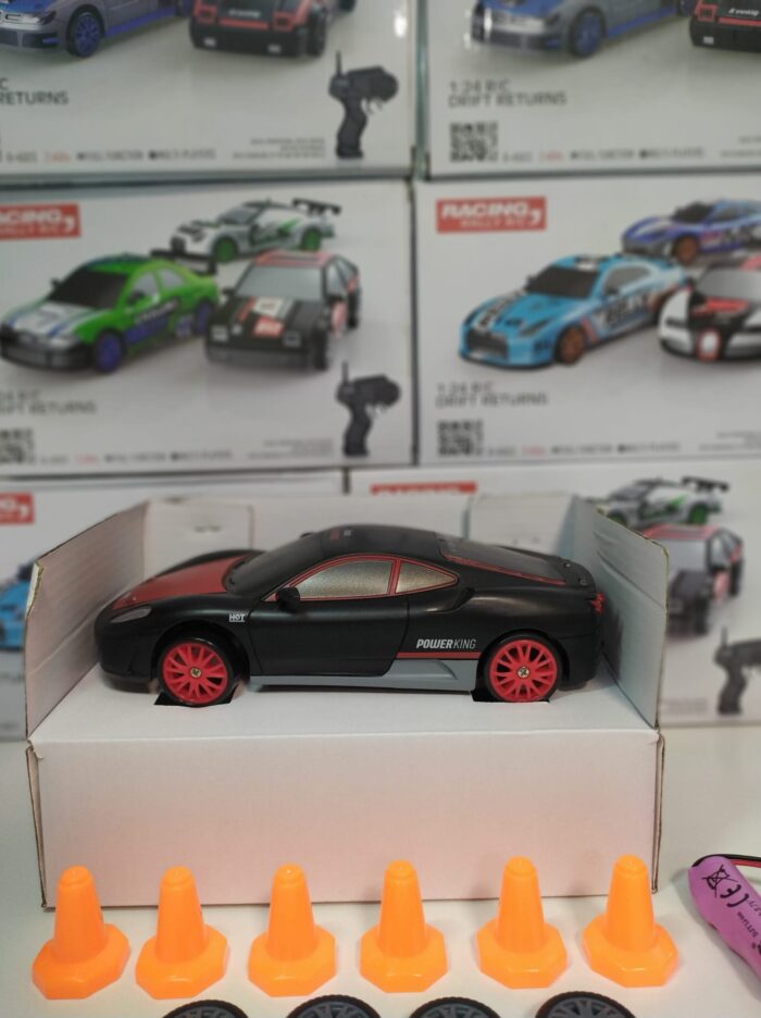 Coche teledirigido drift 1:24 FERRARI NEGRO