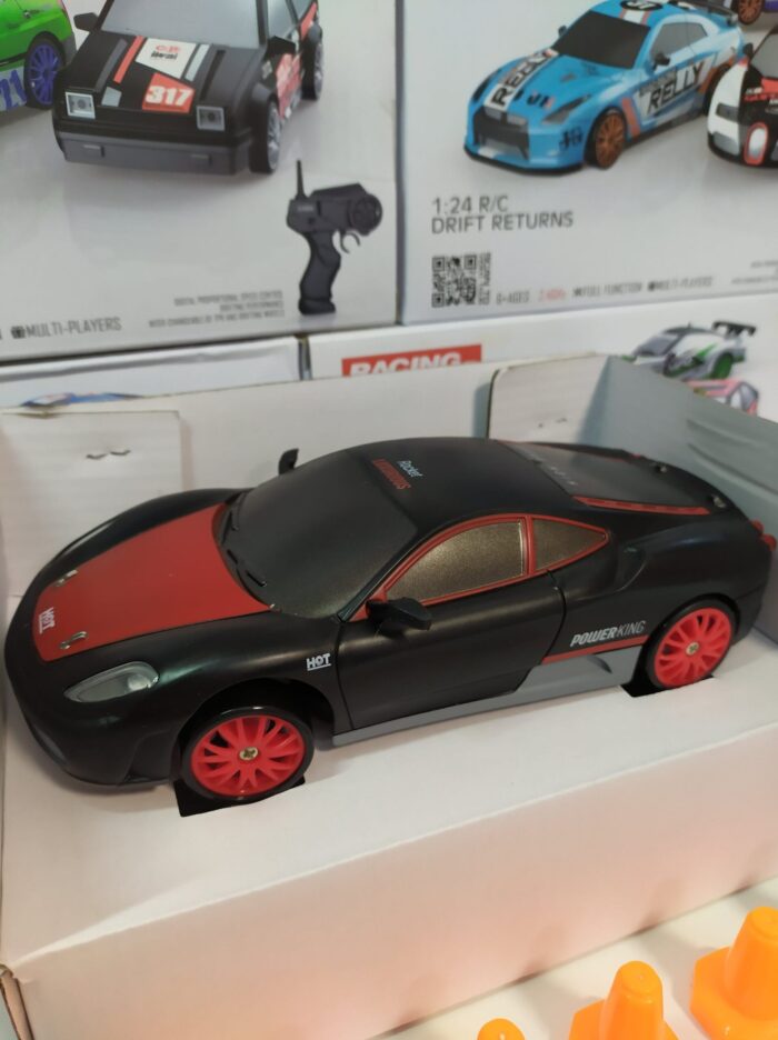 Coche teledirigido drift 1:24 FERRARI NEGRO