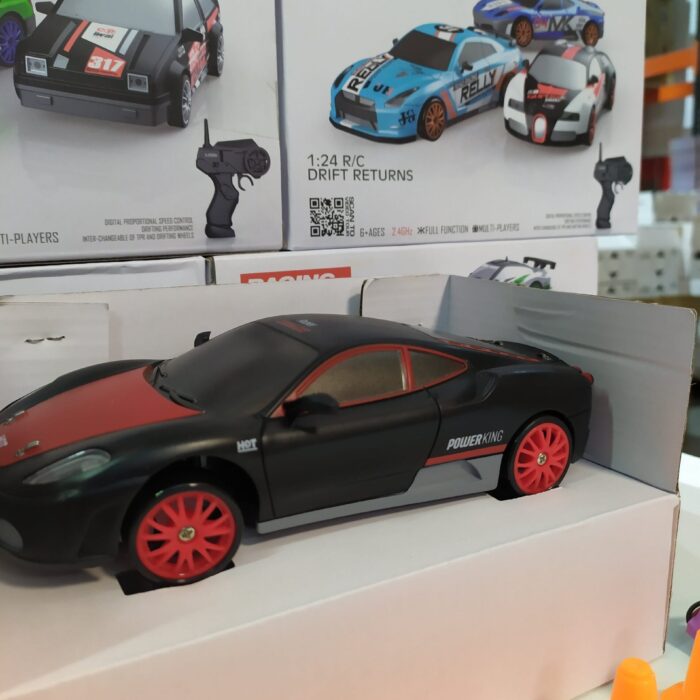 Coche teledirigido drift 1:24 FERRARI NEGRO